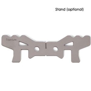 Mini Ultralight <span class=keywords><strong>Portable</strong></span> <span class=keywords><strong>Outdoor</strong></span> Camping High Quality Titanium Alcohol Stove BurnersとCross Stand Stove Rack Support - Product Image 2