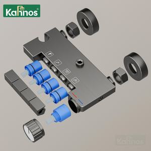 Ensemble de robinetterie de douche de luxe pour extérieur, système mural pour salle de bain, avec garantie, cartouche céramique, jet de massage, pulvérisation douce - Product Image 4