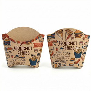 Boîte à frites résistante à <span class=keywords><strong>la</strong></span> graisse avec logo personnalisé <span class=keywords><strong>pour</strong></span> <span class=keywords><strong>la</strong></span> restauration - Product Image 1
