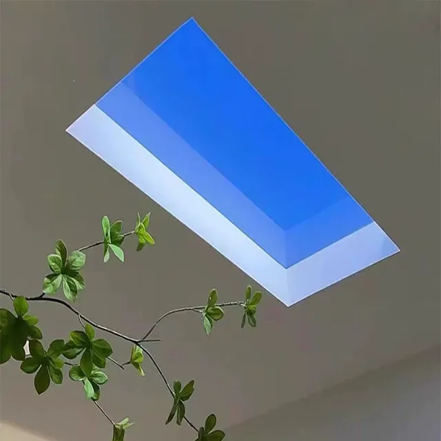 Smart Dimmable Aluminum Plastic Construction 6000K Daylight LED Ceiling Sky Light Panel for Villa Apartment Residential Space