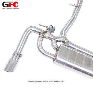 Escape Catback Electrónico con Válvulas GFC de Ajuste Directo, Acabado Pulido y Cepillado, para BMW M235i <span class=keywords><strong>Gran</strong></span> Coupé 2.0T con Doble Salida - Product Image 3