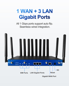 Wi-Fi 6 5g Bốn khe cắm thẻ Sim openwrt 21 Wi-Fi tốc độ cao băng tần kép không dây <span class=keywords><strong>Wifi</strong></span> wifi6 LTE 4G <span class=keywords><strong>modem</strong></span> 5g Bộ định tuyến đa Sim - Product Image 2