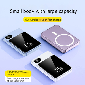 Batería Externa Magnética Q9 de 10000 mAh, Carga Rápida PD20W Tipo-C, Carga Inalámbrica de 15W, Portátil y Mini, <span class=keywords><strong>para</strong></span> Teléfono - Product Image 2
