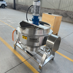 Máquina de fusión de azúcar, vapor de Gas, calefacción eléctrica de tomate, mezclador de hervidor de cocina con camisa - Product Image 5