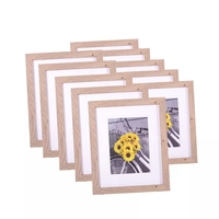 Vente chaude Impression Numérique Moderne Simple Photo Photo Affiche Taille Personnalisée Noir MDF En Bois Art Cadre