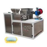 100 키로그램/시간 목욕 비누 메이커 마무리 라인 작은 비누 만드는 기계