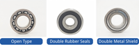 Roulements à billes miniatures à gorge profonde en acier inoxydable haute vitesse SS603 3*9*3mm SS604 SS605 ZZ pour engins de pêche