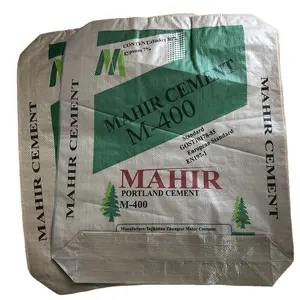 50kg AD Star cement bags PP woven block bottom 32.5 42.5 cement packaging bags