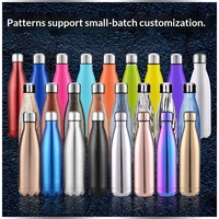 Bouteille isotherme double paroi en acier inoxydable 304 anti-chute avec contrôle intelligent, modèle Cola, pour le sport, coffret cadeau intelligent