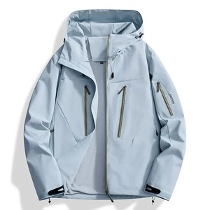 <span class=keywords><strong>Veste</strong></span> coupe-vent de <span class=keywords><strong>montagne</strong></span> pour homme, nouvelle collection printemps, coupe-vent et imperméable, design tendance, décontractée, surdimensionnée, vêtement d'extérieur - Product Image 2