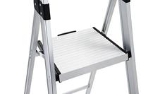 Escabeau pliant en aluminium léger pour usage domestique Mobile avec main courante