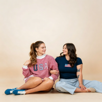 Haut à col montant rayé pour femme avec logo personnalisé, vente en gros OEM, impression et broderie, hauts décontractés