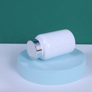 Flacon à pilules en plastique HDPE blanc 100 ml 150 ml 200 ml 250 ml 300 ml avec couvercle à vis - Product Image 3