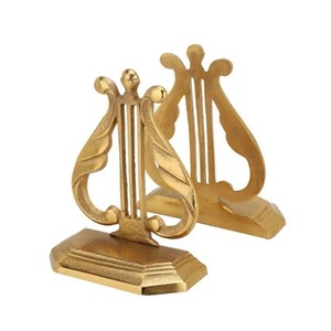 Sujetalibros Decorativos de Caballo Dorado, Escultura de Animales para Sala de Estar, Estante de Oficina - Product Image 3