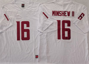 Venta al por mayor Washington College Football Jerseys 16 # MINSHEW II Top Quality Stitched VP Limited Football Games Jersey - Product Image 2