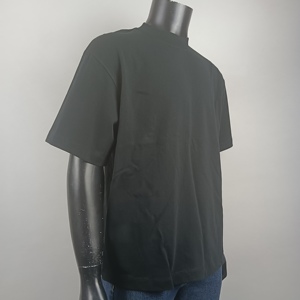 热销 220gsm 定制 DTG 印花徽标男女通用空白 T 恤短袖圆领公司团队服促销 T 恤员工制服 - Product Image 4