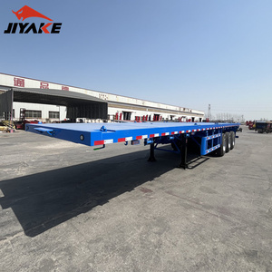 Nhà Máy vận chuyển mới tri-trục 20ft 40ft 45ft 50ft 53ft 40 feet 2 3 4 5 trục phẳng bán xe tải rơ moóc - Product Image 6