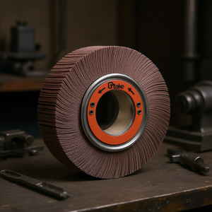 Ttake Abrasive Cloth Flap <b>Wheel</b> 250x50x100 Mm With Hole For Metal <b>Grinding</b> - Product Image 3