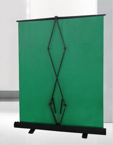 Xách tay 80.7 "x 58.3" màu xanh lá cây Màn hình <span class=keywords><strong>Backdrop</strong></span> ráp Chroma Key Bảng điều chỉnh cho nhiếp ảnh cho Video Studio nền - Product Image 2