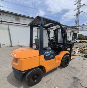 Montacargas Toyota Fd30 de 3 toneladas en buen estado, original, a bajo precio, montacargas Toyota usado en stock para la venta en China - Product Image 2