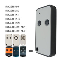 Ouvre-porte de Garage, télécommande, duplicateur ROGER E80 TX52R 2 TX54R 4 TX22 TX10 TX1 M80 H80 433.92MHz, Code fixe