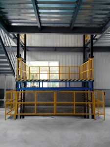 Plateforme élévatrice verticale en acier au manganèse haute résistance pour entrepôt, monte-charge hydraulique, capacité personnalisée - Product Image 6