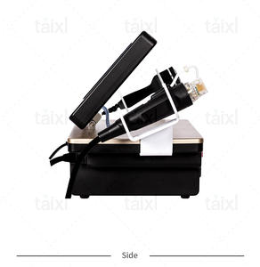 Machine de beauté à radiofréquence fractionnée dorée 8 langues, <span class=keywords><strong>prix</strong></span> de gros, avec 2 poignées, portable, pour raffermissement cutané du visage et du corps - Product Image 5