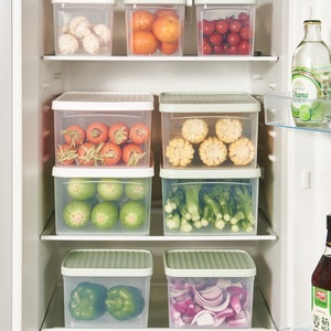 Monr xách tay dung lượng lớn trong suốt lưu trữ Box Set nhựa thực phẩm <span class=keywords><strong>container</strong></span> đa kích cỡ bán buôn đóng gói sử dụng - Product Image 1