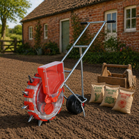 Semoir manuel haute productivité et machine à semer le maïs à une rangée, poussée à la main, avec boîte de vitesses
