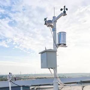 Công nghiệp từ xa mưa tuyết tốc độ gió Hướng Temp độ ẩm giám sát RS485 modbus năng lượng mặt trời Powered Trạm thời tiết với đứng - Product Image 3