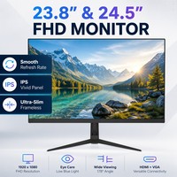 Moniteur PC de jeu large 27 pouces 1K VA 75Hz 144Hz 165Hz à micro-cadre, rétroéclairage LED, 16:9, 5ms pour le bureau et l'e-sport