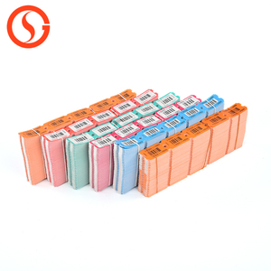 <span class=keywords><strong>Arcade</strong></span> redención personalizado rollo de boleto de la rifa precio de fábrica doble recubierto de entretenimiento operado por moneda billete - Product Image 1