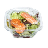 1L micro-ondable personnalisé en plastique alimentaire conteneur boîte jetable PP matériel carré conception écologique pliant