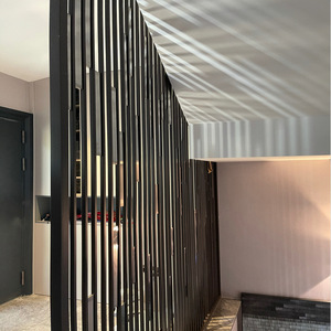 Sunsbuild Cloison de séparation de pièce en acier inoxydable doré découpé au laser de style bohème pour salon chambre à coucher - Product Image 2