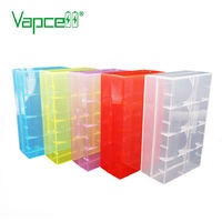 Boîtiers de batteries électroniques en PVC en gros, batteries Li-Ion 18650 21700 1 4 emplacements, boîtier de batterie au lithium-ion en plastique, sac en matériau EVA
