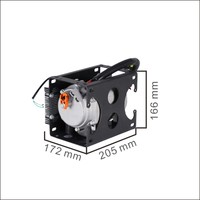Climatiseur de stationnement électrique 24V à télécommande, type split, capacité de refroidissement 2200W, puissance 850W, pour rénovation/amélioration