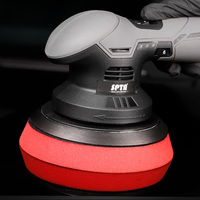 Tampon de polissage en mousse ultra-fine SPTA de 3 à 6 pouces T10, sans traces, pour une finition brillante, compatible avec les polisseuses de voiture DA/RO