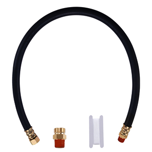 ชุดประกอบสายยางลม New Boeray Rubber J1402 (1 ข้อต่อแบบคงที่ 1 ข้อต่อแบบหมุนได้) สีดำ รับประกัน 6 เดือน สำหรับระบบรถบรรทุกขนาดใหญ่ - Product Image 2