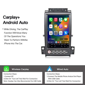 Pantalla estilo Tesla de 12.8'' con Android 14, radio para coche, GPS, navegador, estéreo, reproductor multimedia de video para Ford Taurus 2010-2019, Carplay, 4G, DSP - Product Image 6
