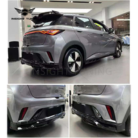 2022 Abs plastique Ev pièces de voiture diffuseur de lèvre avant Bodykit pour BYD Dolphin mise à niveau vers le Kit de carrosserie de conception sportive