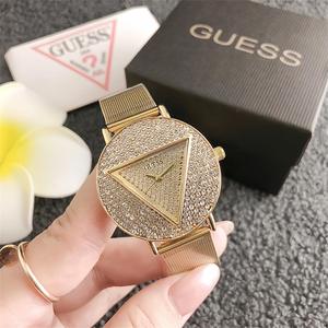 <span class=keywords><strong>Reloj</strong></span> de Pulsera de Lujo Marca <span class=keywords><strong>Guess</strong></span> para Mujer Esfera de Acero Inoxidable de 35mm Pantalla de Cristal de Cuarzo Correa de Aleación con Hebilla Gran Venta para Chicas - Product Image 2