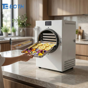 Secador por Congelación al Vacío Automático de Acero Inoxidable YFD-4 con Bomba para Dulces, Frutas y Verduras, Diseño Minimalista - Product Image 3