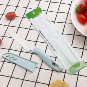 Stainless Steel Fruit Knife with Plastic Handle Portable Card Packaging Kitchen <b>Tool</b> for Household Use 2 Yuan Store Product - Product Image 4