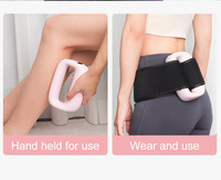 Anneau de massage sans fil ABS pour femmes, 10 cm, pour la réduction du stress, fait main, motif géométrique - Vente chaude