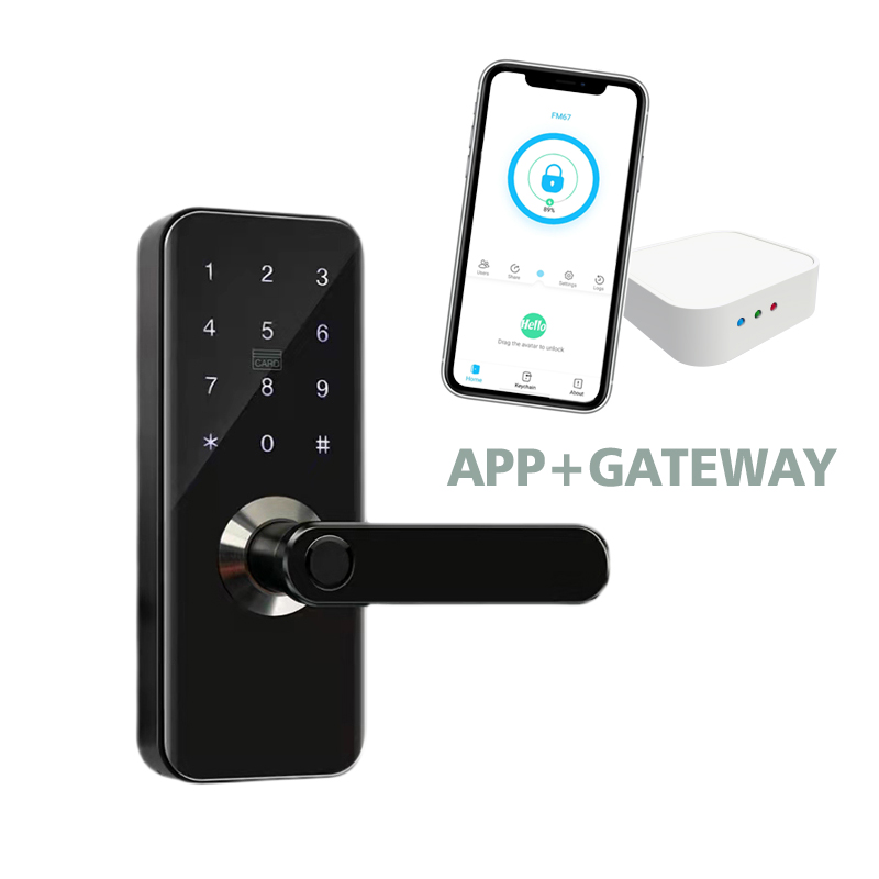 Security Fingerprint Door Lock Waterproof Smart Digital Zinc Alloy Fingerprint Lock For Wooden Door