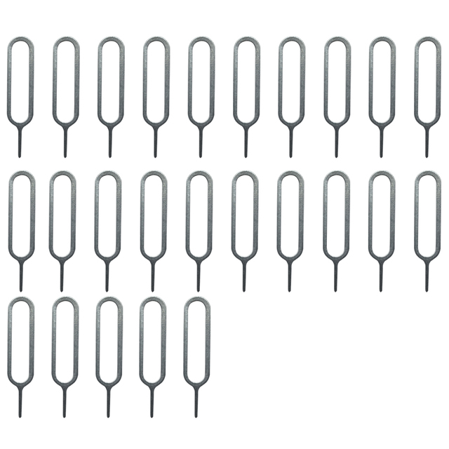Wholesale 10 PCS Eject Sim Card Tray Open Pin Needle Key Tool  for Universal Mobile Phone Sim Ejector Tool Phone Spare Parts