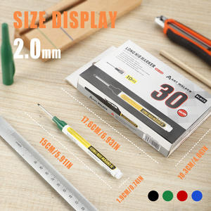 <span class=keywords><strong>Marqueur</strong></span> de construction à pointe allongée Bview Art - Stylo de traçage à long bec pour carrelage, menuiserie, marquage de <span class=keywords><strong>chantier</strong></span>, durable - Product Image 3