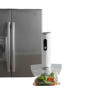Machine de mise sous vide pour l'emballage alimentaire, batterie rechargeable, portable, pour un usage quotidien, cuisine, maison, câble de charge USB-C