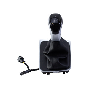 Volkswagen Car Gear <b>Knob</b> Black Leather Ergonomic <b>Shift</b> Lever QZXN-D105 Automatic Transmission Accessory - Product Image 2