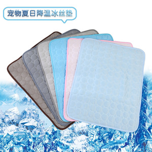 Pet Cooling <b>Pad</b> Rectangle Light Blue Breathable Anti Slip Dog <b>Bed</b> Summer Cooling Mat - Product Image 3